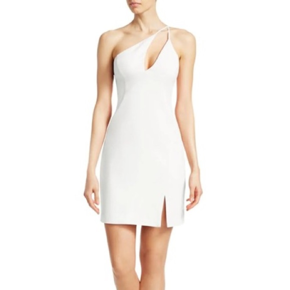 BCBG One Shoulder Cocktail Dress